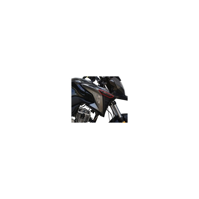 Tapa Decorativa Aleta Deposito DER NEGRO BRILLO (ADV125i EU5)