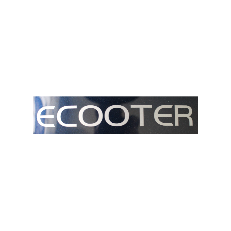 Adhesivo Trasero ECOOTER Plata