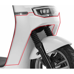Lower Front Shield GREY ECOOTER E3