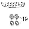 Embellecedor Plancha Reposapies  (RM125 EFI) EURO5
