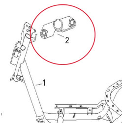 Brida Soporte Bomba Gasolina (EFI) Rommi RM125EFI