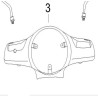 Handlebar Cover Upper (Black) (RM125EFI)