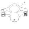 Handlebar Cover Upper (Pink) (RM125EFI)