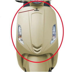 Front Cover (Ivory White) (RM125EFI) ZNEN ZN125T-30A