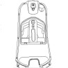 Leg Shield Cover (Black) (RM125EFI) ZNEN ZN125T-30A