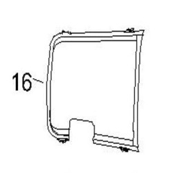 Guardabarros Interior Rueda Tras. (RM125EFI) (Negro) (RM125EFI)