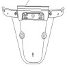 Guardabarros Trasero Portamatriculas (Beige) (RM125EFI)