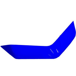 Footrest Side Bar Protector Right H Blue Ecooter E5