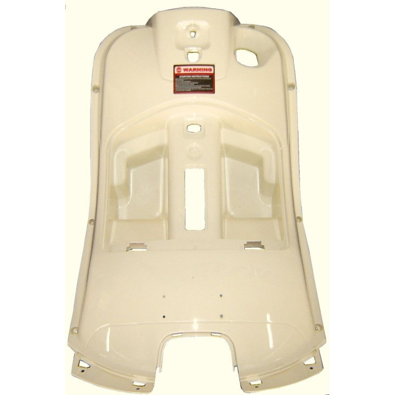 Leg Shield (Ivory White) ZNEN ZN125T-30A (RM125EFI)