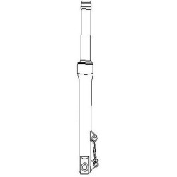 Jambe Gauche Fourche Avant (RM125i EFI) ZNEN ZN125T-30A (ZNEN VPA125)