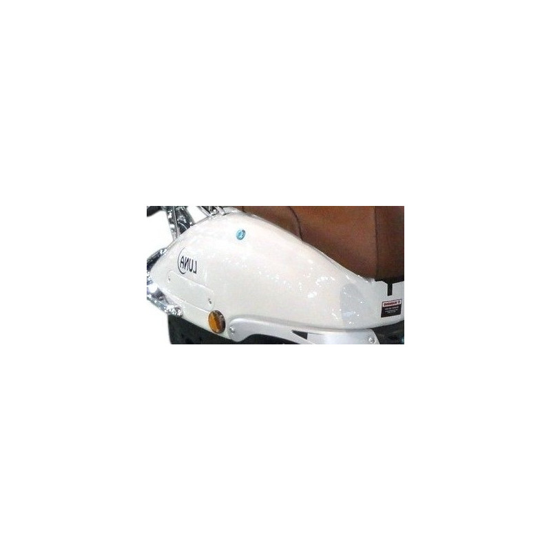 Plastique Coque Arrière Droit Blanc ZNEN Aurora 125