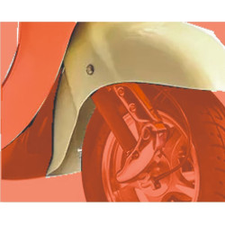 Plast. Guardabarros Del. (Beige) (LN125)