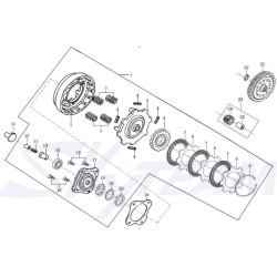 Clutch Assembly (DAX 125 Skyteam) E5