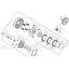 Clutch Friction Disc Set  Skyteam DAX 125 Euro 5 ST125-6