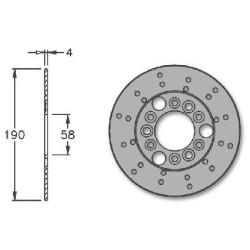 Disque Frein Avant (Pinza Doble Piston) (MG12)