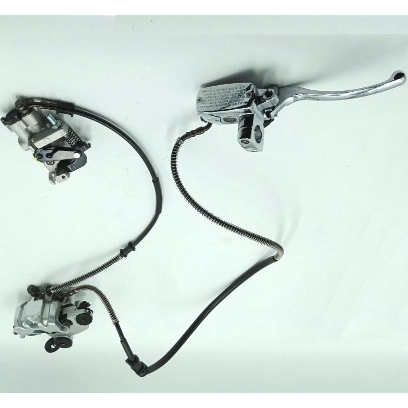 Conjunto Freno Disco Delantero CBS Bombin Derecho e Izquierdo ZNEN ZN125T-E