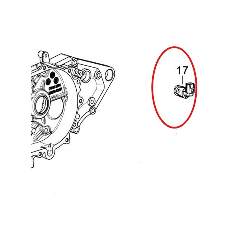 Sensor Temperatura Motor Dayang Viball 125 (DY125T-32)