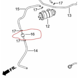 Fuel One-way valve DAYANG VIBALL 125 DY125T-32