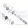 Eje Pedal Arranque, Conjunto (DG12)  Skyteam Dax 125 - ST125-6  E3