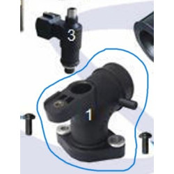 Tobera de admisión con inyector ZNEN ZN125T-30A EFI (ZNAU125)