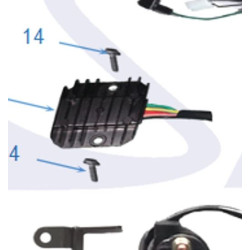 Regulateur Redresseur SKYTEAM Skymax Dax 125 ST125-6 Euro4-5