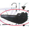 Réservoir de carburant SKYTEAM DAX125 SKYMAX125 (ST125-6) Euro 4