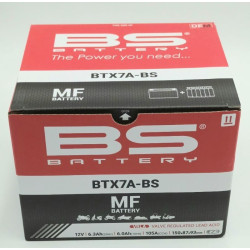 Motorcycle Battery BS  BTX7A-BS Maintenance-Free