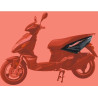 Cache latéral arrière gauche Noir LIFAN S-RAY 50cc 125cc (LF125T-26)