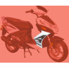 Tapa Lateral Delantera Derecha Blanco LIFAN S-RAY 50cc 125cc (LF125T-26)