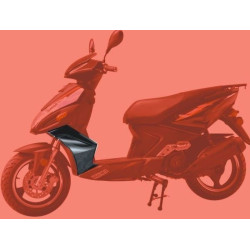 Cache latéral Avant Gauche Noir LIFAN S-RAY 50cc 125cc (LF125T-26)