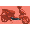 Quilla Lateral Inferior Derecha Negro LIFAN S-RAY 50cc 125cc (LF125T-26)