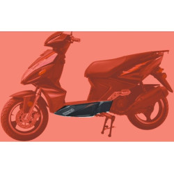 Sabot Bas de Caisse Gauche Noir LIFAN S-RAY 50cc 125cc (LF125T-26) LIFAN S-RAY 50cc 125cc (LF125T-26)