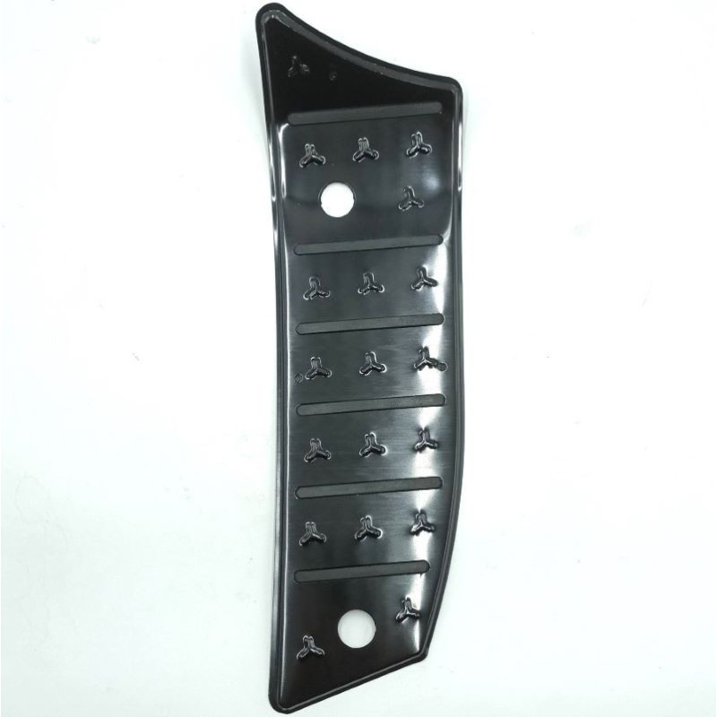 Footrest Plate Left H Black Aluminum RM125 TY125T-2D