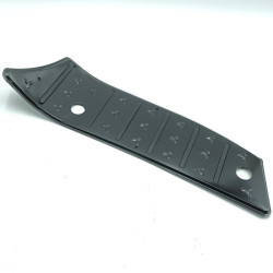 Footrest Plate Left H Black Aluminum RM125 TY125T-2D