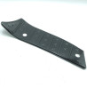 Plancha Reposapies de Aluminio Izquierda Negra RM125 TY125T-2D