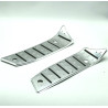 Plaques de repose-pieds en aluminium argenté RM125 TY125T-2D (jeu)