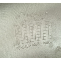 Front Fender White Ecooter E1