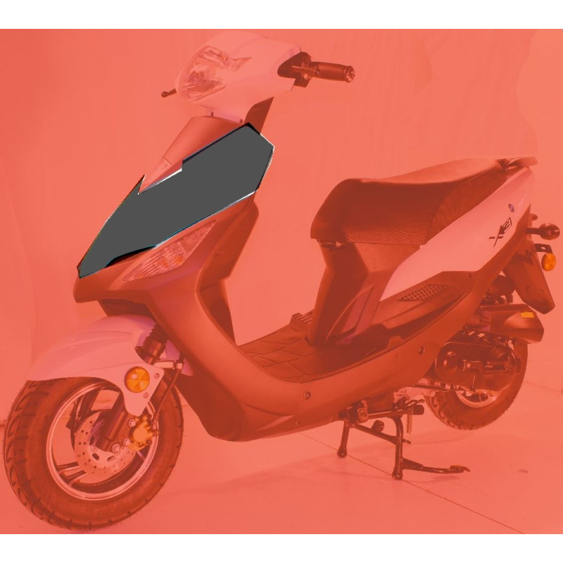 Escudo Frontal Negro (LFX3) Generic RIDE JUMP 50