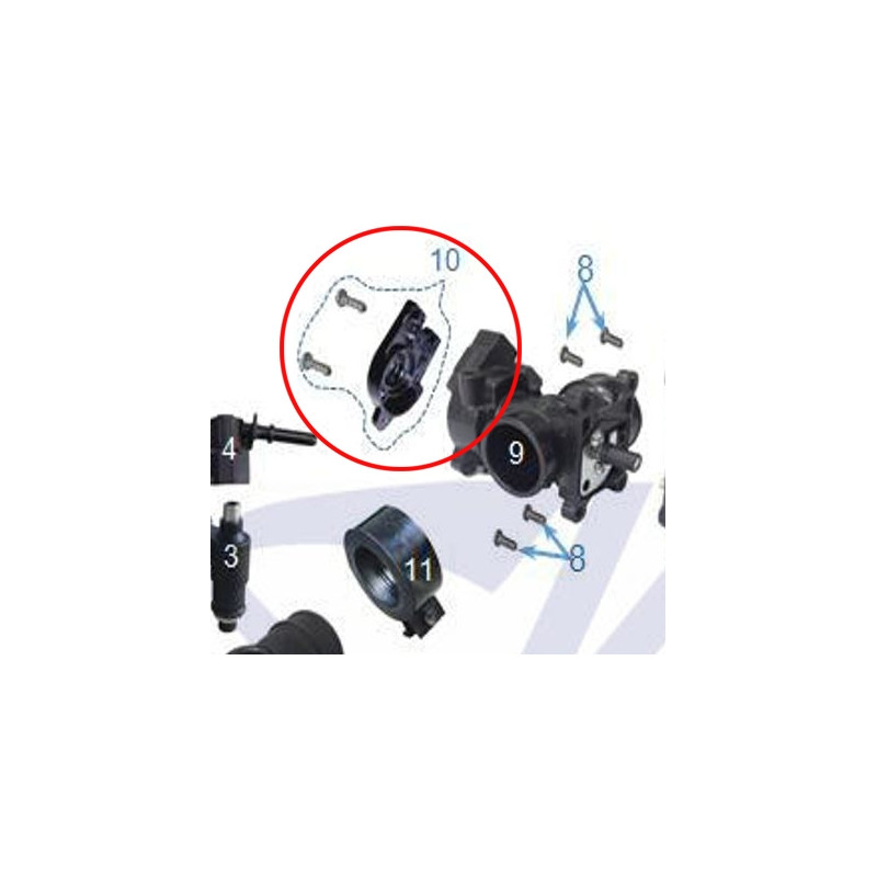 Bouchon de papillon des gaz SKYTEAM Skymax 125 Dax ST125-6 Euro 4