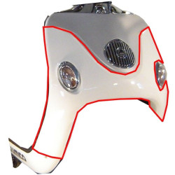 Plastique Face Avant Blanc ZNEN ZN125T-E5 Legend 125