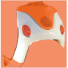Plastico Escudo Frontal Blanco (CRS125) ZNEN ZN125T-E5