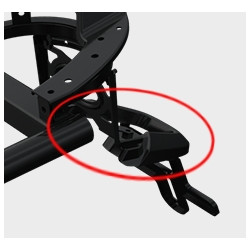 Support de garde-boue arrière en aluminium pour ECOOTER E1