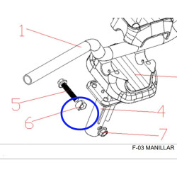 Casquillo Fijación Soporte Manillar-Tija direccion (Ø10×Ø21)