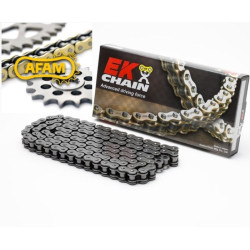 Kit de Arrastre AFAM + EK Chain 525MVXZ2 Yamaha MT-07 700cc ACERO