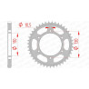 Kit Chaîne AFAM + Rivet Chaîne EK 525 MVXZ2 QX-Ring - Yamaha MT-07