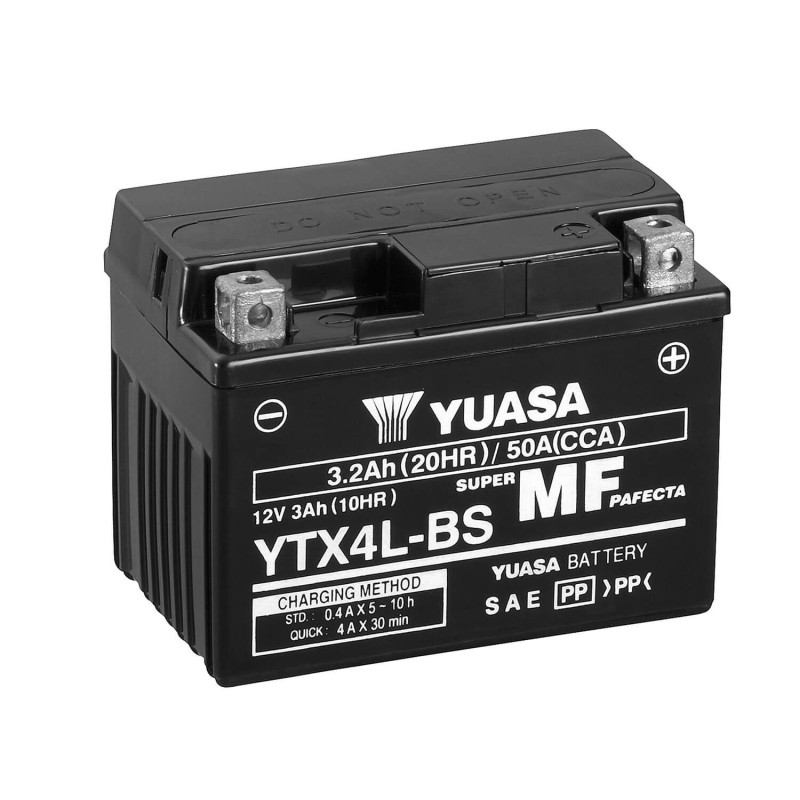 Batterie YUASA YTX4L-BS (DAX 50 70 90 110 125)