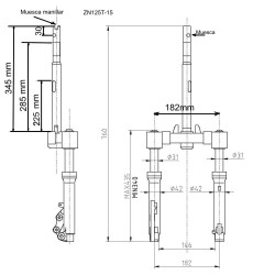 Tige Fourche (MN50-II)