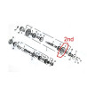 Gear 2nd Pinion CounterShaft (32T) 244FMI engine (Jinlun JL125-11)