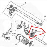 Fourchette (3) boite vitesses 244FMI Bicilindre (Jinlun JL125-11)