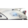 Plastique Coque Arrière Gauche (Blanc) ZNEN ZN125T-E5